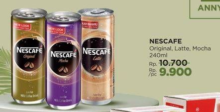 Promo Harga Nescafe Ready to Drink Latte, Caramel Macchiato, Cappuccino 220 ml - LotteMart