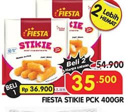 Promo Harga Fiesta Naget Stikie 500 gr - Superindo