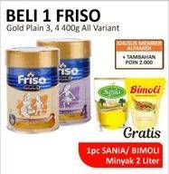 Promo Harga FRISO Gold 3/4 Susu Pertumbuhan All Variants 400 gr - Alfamidi