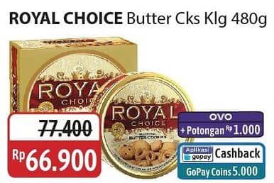 Promo Harga Danish Royal Choice 480 gr - Alfamidi