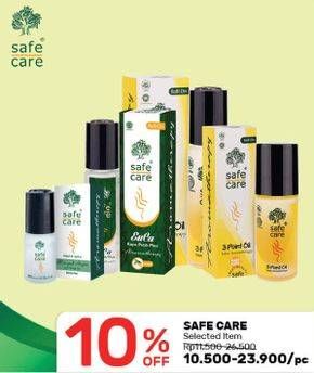 Promo Harga SAFE CARE Minyak Angin Aroma Therapy Selected Item  - Guardian