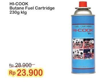 Promo Harga Hicook Tabung Gas (Gas Cartridge) 230 gr - Indomaret