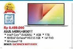Promo Harga ASUS Vivobook A409FJ-EK501T | IntelÂ® Core i5-8265U 14 inch  - Hypermart