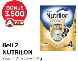 Promo Harga NUTRILON Royal 4 Susu Pertumbuhan Vanila 400 gr - Alfamart