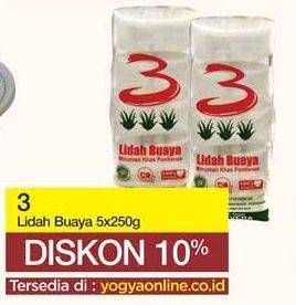 Promo Harga 3 TRISAN Lidah Buaya per 5 pouch 250 gr - Yogya