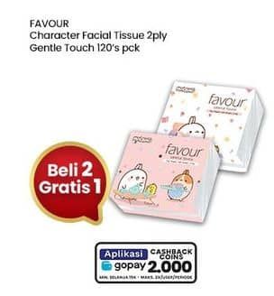 Promo Harga Favour Character Facial Tissue Gentle Touch 120 sheet - Indomaret