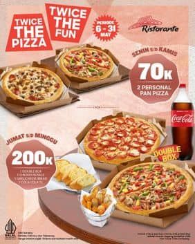 Promo Harga Twice the Fun  - Pizza Hut