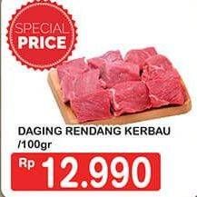 Promo Harga Daging Rendang Kerbau per 100 gr - Hypermart