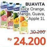 Promo Harga BUAVITA Fresh Juice Orange, Mango, Guava, Apple 1000 ml - Alfamidi