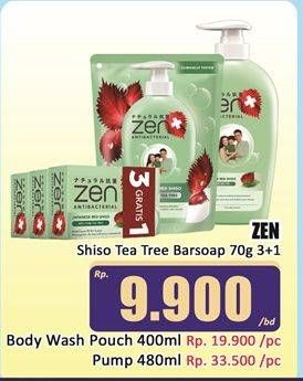 Promo Harga ZEN Anti Bacterial Body Soap 80 gr - Hari Hari