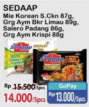 Sedaap Mie Korean Spicy/Goreng