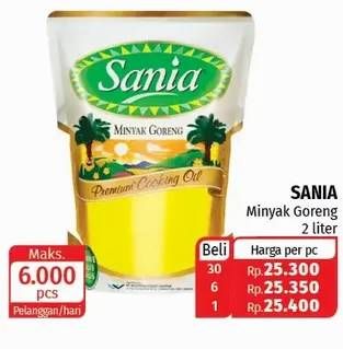 Promo Harga SANIA Minyak Goreng 2 ltr - Lotte Grosir