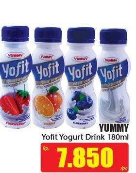 Promo Harga YUMMY Yofit Yogurt 180 ml - Hari Hari