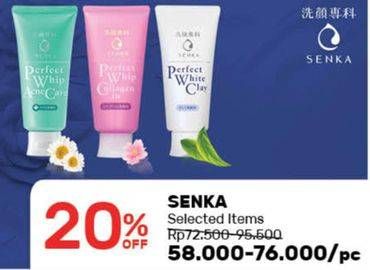 Promo Harga SENKA Cosmetics  - Guardian