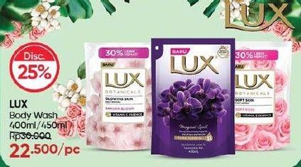 Promo Harga LUX Botanicals Body Wash 400 ml - Guardian