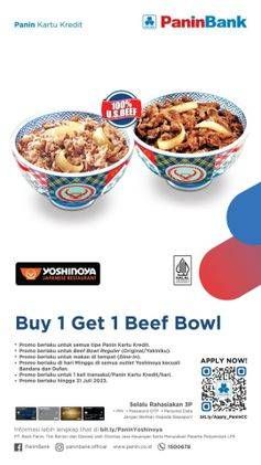 Promo Harga Yoshinoya Beef Bowl Regular  - Yoshinoya