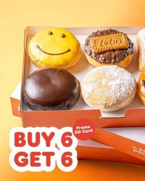 Promo Harga Buy 6 Get 6  - Dunkin Donuts