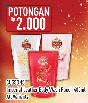 Promo Harga CUSSONS IMPERIAL LEATHER Body Wash All Variants 400 ml - Hypermart
