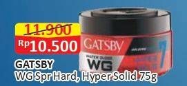 Promo Harga Gatsby Watergloss Super Hard, Hyper Solid 75 gr - Alfamart
