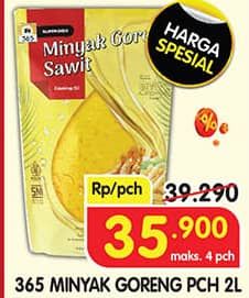 Promo Harga 365 Minyak Goreng 2000 ml - Superindo