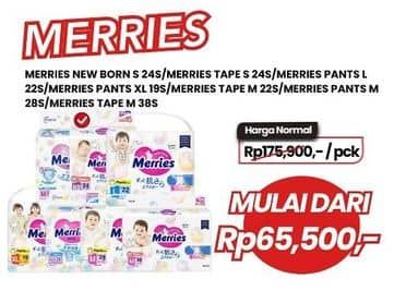 Promo Harga Merries Tape/Pants  - Carrefour