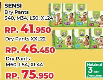 Promo Harga Sensi Dry Pants XXL22 22 pcs - Yogya