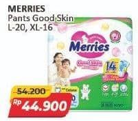 Promo Harga Merries Pants Good Skin XL16, L20 16 pcs - Alfamart