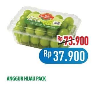 Promo Harga Anggur Hijau 500 gr - Hypermart
