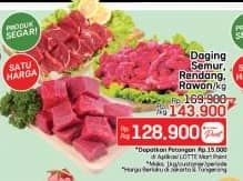 Promo Harga Daging Semur/Rendang/Rawon  - LotteMart