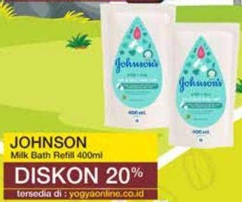 Promo Harga Johnsons Baby Milk Bath 400 ml - Yogya