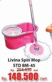 Promo Harga Lion Star Livina Spin Mop BM-45  - Hari Hari