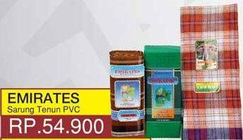 Promo Harga EMIRATES Sarung Tenun PVC  - Yogya