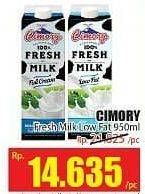 Promo Harga CIMORY Fresh Milk Low Fat 950 ml - Hari Hari