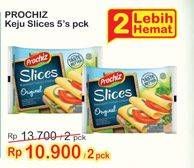 Promo Harga PROCHIZ Slices per 2 pouch 5 pcs - Indomaret