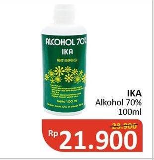 Promo Harga IKA Alkohol 70% 100 ml - Alfamidi
