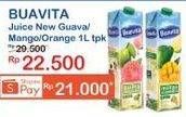 Promo Harga BUAVITA Fresh Juice Mango, Guava, Orange 1000 ml - Indomaret