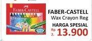 Promo Harga FABER-CASTELL Wax Crayon  - Alfamidi