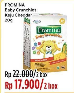 Promo Harga Promina 8+ Baby Crunchies Keju 20 gr - Indomaret