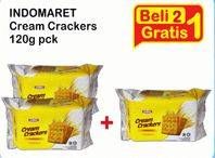 Promo Harga INDOMARET Cream Crackers 120 gr - Indomaret