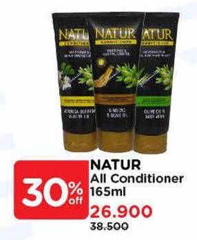 Promo Harga Natur Conditioner All Variants 165 ml - Watsons