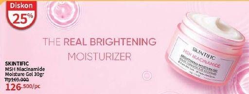 Promo Harga Skintific MSH Niacinamide Brightening Moisture Gel 30 gr - Guardian