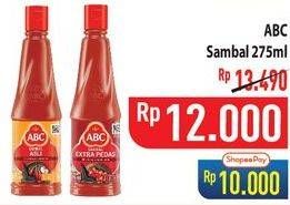 Promo Harga ABC Sambal 275 ml - Hypermart