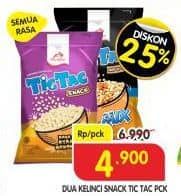 Dua Kelinci Tic Tac 80 gr Diskon 29%, Harga Promo Rp4.900, Harga Normal Rp6.990