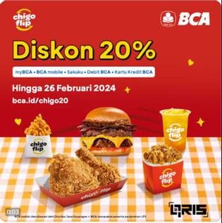 Promo Harga Chigo - Diskon 20%  - BCA