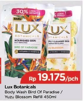 Promo Harga LUX Botanicals Body Wash Yuzu Blossom, Bird Of Paradise 450 ml - TIP TOP