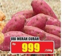 Promo Harga Ubi merah per 100 gr - Hari Hari