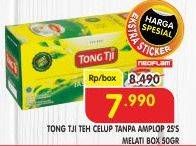 Promo Harga Tong Tji Teh Celup Melati 25 pcs - Superindo