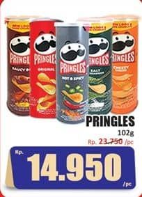 Promo Harga Pringles Potato Crisps 107 gr - Hari Hari