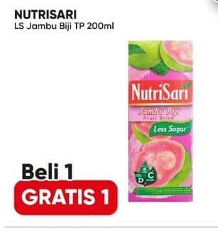 Promo Harga Nutrisari Juice Jambu Biji 200 ml - Alfamart