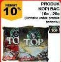 Promo Harga TOP COFFEE Kopi Bag 10s, 20s  - Giant